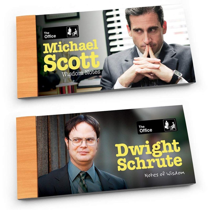 Papersalt The Office Merchandise Dwight Schrute and Michael Scott Wisdom Notes Funny Quotes from The Office TV Series, Set of 2 - Image 5