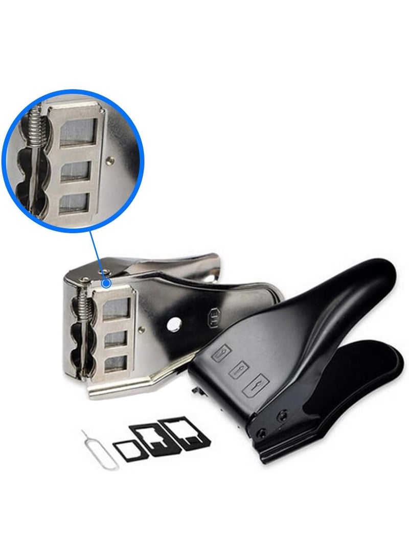 Mmobiel MMOBIEL Universal 3 in 1  Standard SimMicro SimNano Sim Card Cutter Compatible with iPhone Samsung Sony Huawei Motorola etc incl 3 SIM Adapters  1 SIM Card Eject Pin  - Image 4