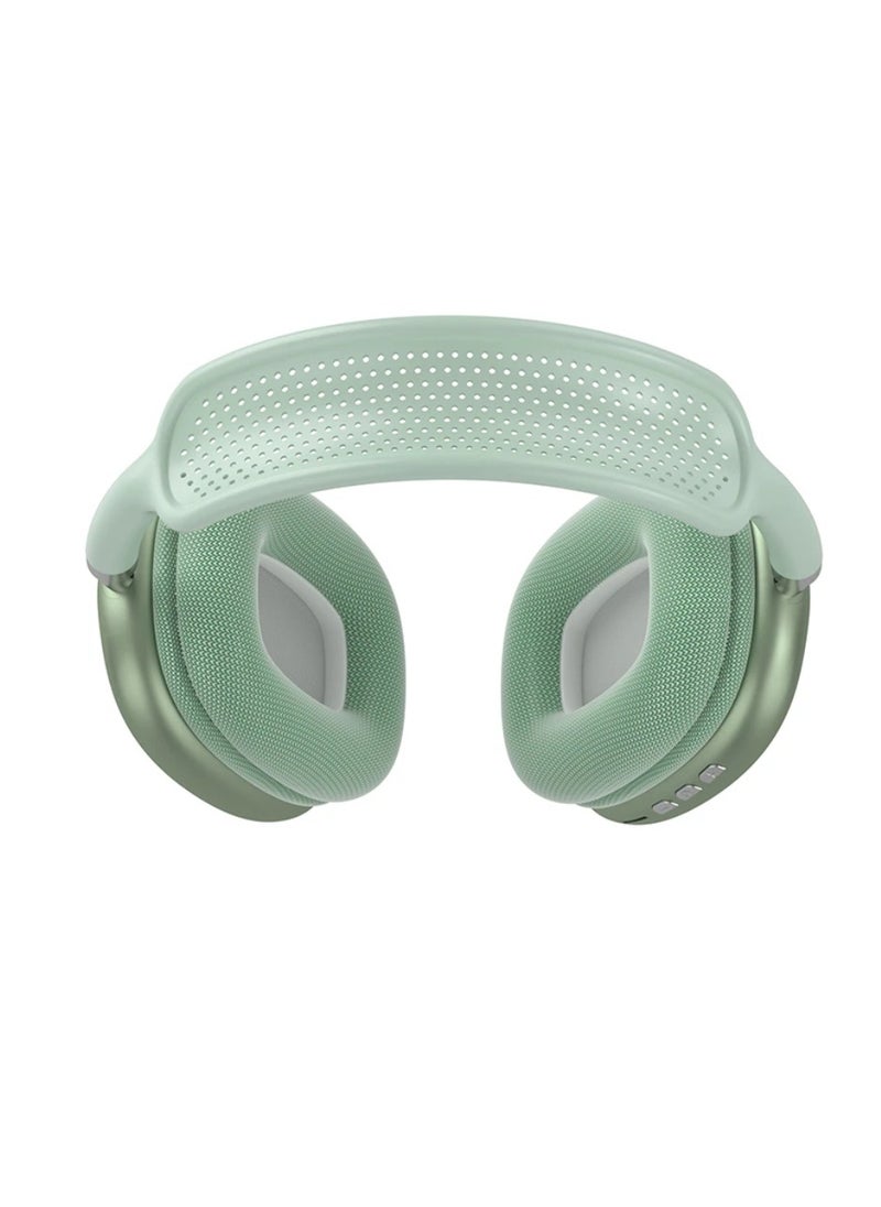 DIGI CORE - P9 Headphones Over Ear Bluetooth Headphones Wireless Headphones With Microphone Foldable Lightweight Headphone Bluetooth Wireless Headset Over-Ear Headphone For PC, Laptops, Mobiles And Tabs Green - Image 1