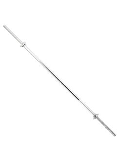 Generic 150CM-Chromed Straight Barbell Dumbbell Weightlifting Bar with Spin Locks  - Image 3