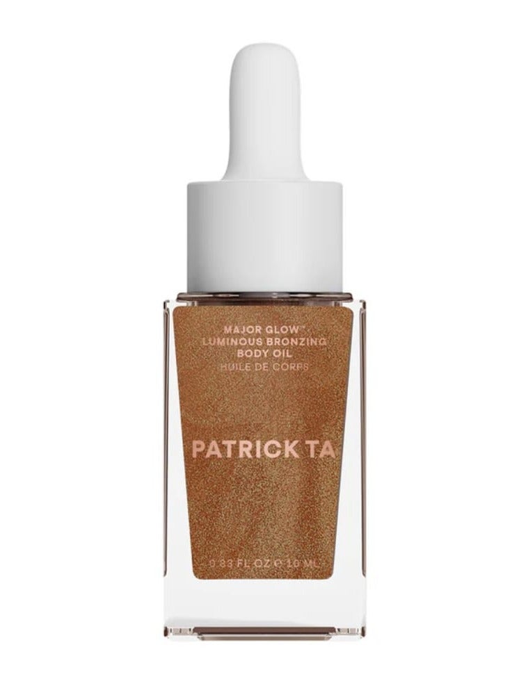 patrick ta major glow luminous bronzing body oil 10ml - Image 1