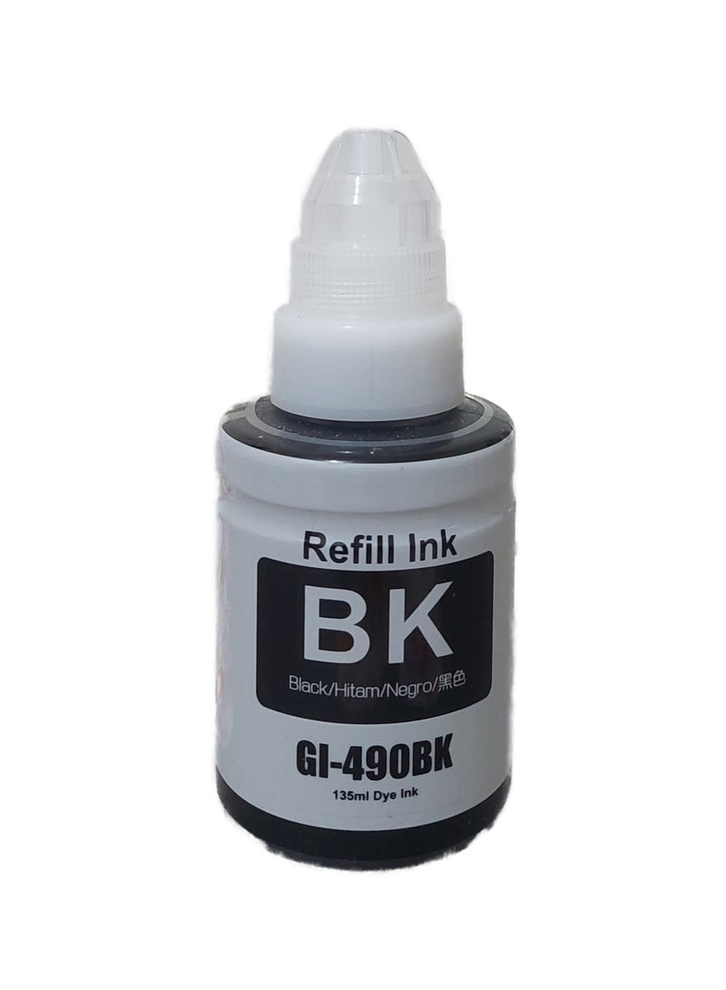 Refill GI490 GI 490 GI-490 Compatible Refill Ink for Canon PIXMA G1400/G1410/G1411/G2400/G2410/G2411/G3400/G3410/G3411/G4400 - Image 2
