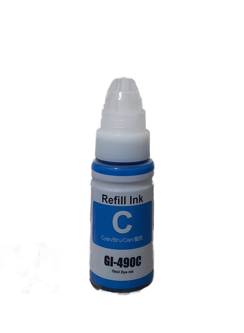 general Compatible GI-490 GI490 GI-490 Refill Ink Set (4 Colors) Replacement for G1400 G1410 G1411 G2400 G2410 G2411 G3400 G3410 G3411 G4400 Ink Tank Printer (Black, Cyan, Magenta, Yellow) - Image 4