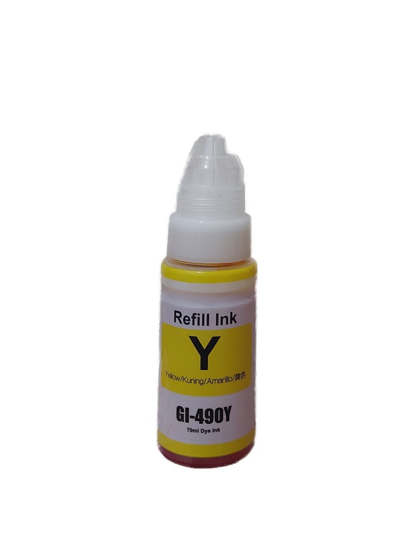 general Compatible GI-490 GI490 GI-490 Refill Ink Set (4 Colors) Replacement for G1400 G1410 G1411 G2400 G2410 G2411 G3400 G3410 G3411 G4400 Ink Tank Printer (Black, Cyan, Magenta, Yellow) - Image 5