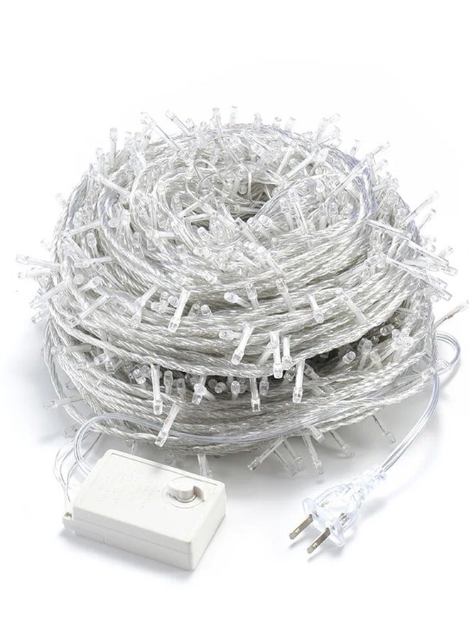 ZCM-HAPPY Warm White Festival Starry Decoration String Lights 50 Meters 400 Lights Plug-in Model  - Image 4