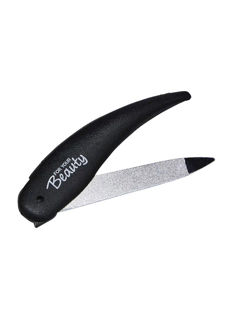 ROSSMANN - German Brand-Sapphire Folding Nail File – Compact and Eco-Friendly Nail Care Solution - Image 1
