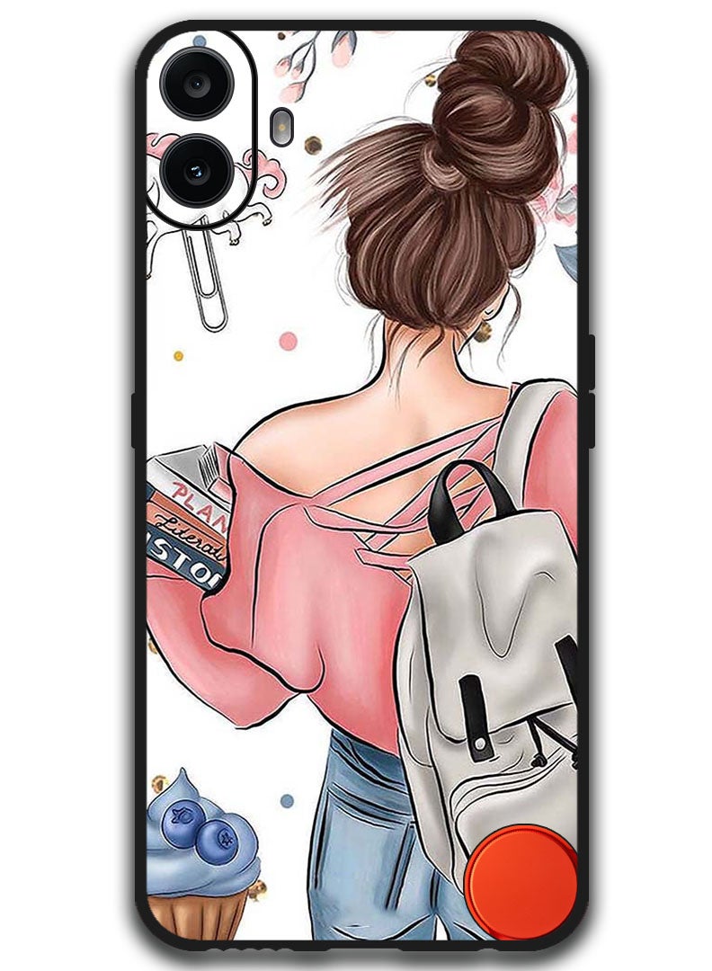 Theodor Protective Case Anti Scratch Shock Proof Bumper Cover For Nothing CMF Phone 1 School Girl - Image 1