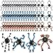 Jerify 40 Pack Funny Sensory Fidget Toy Transformable Chain Robot Finger Toy DIY Robot Mechanical Spinners Stress Relief Autistic Gifts for Adult Teen Prize Stuffer Party Favor CuteFresh Color - Image 2