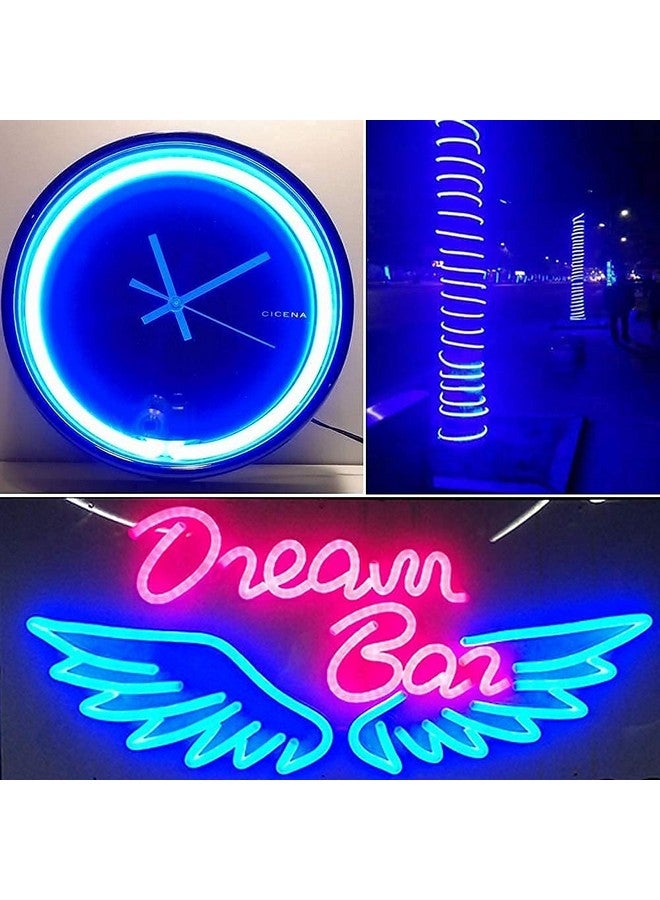 الجستو أضواء نيون Gesto بطول 16.4 قدم مع محول 12 فولت - شرائط إضاءة ليد لتزيين الحائط، أضواء زخرفية مرنة قابلة للقطع للاسم المخصص | حبل إضاءة مقاوم للماء للاستخدام الداخلي والخارجي (أزرق) - Image 4