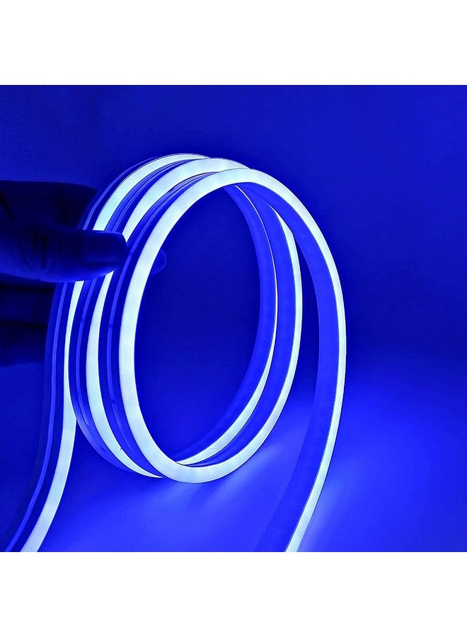 الجستو أضواء نيون Gesto بطول 16.4 قدم مع محول 12 فولت - شرائط إضاءة ليد لتزيين الحائط، أضواء زخرفية مرنة قابلة للقطع للاسم المخصص | حبل إضاءة مقاوم للماء للاستخدام الداخلي والخارجي (أزرق) - Image 1