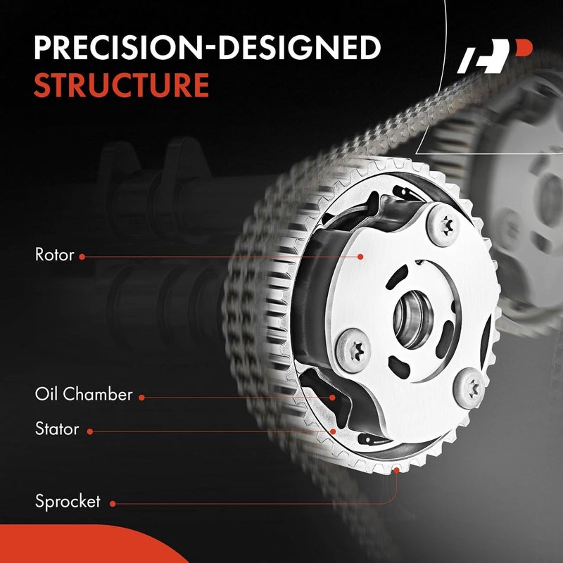 A-Premium Exhaust Variable Valve Timing (VVT) Sprocket Gear Camshaft Adjuster for Kia and Hyundai Models - Image 4