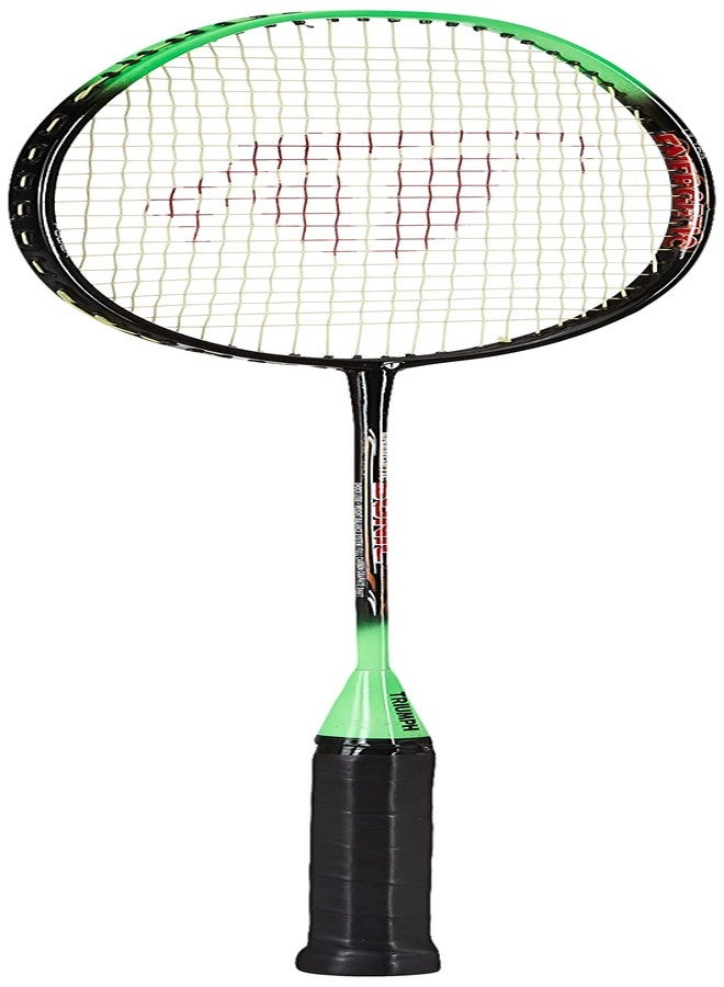 ترايامف مضرب تنس الريشة خفيف الوزن من مادة الجرافيت المركبة من تريومف سونيك مع حقيبة تنس الريشة ذات قسمين من طراز تيتان-6R باللونين الأزرق السماوي والأسود - Image 1