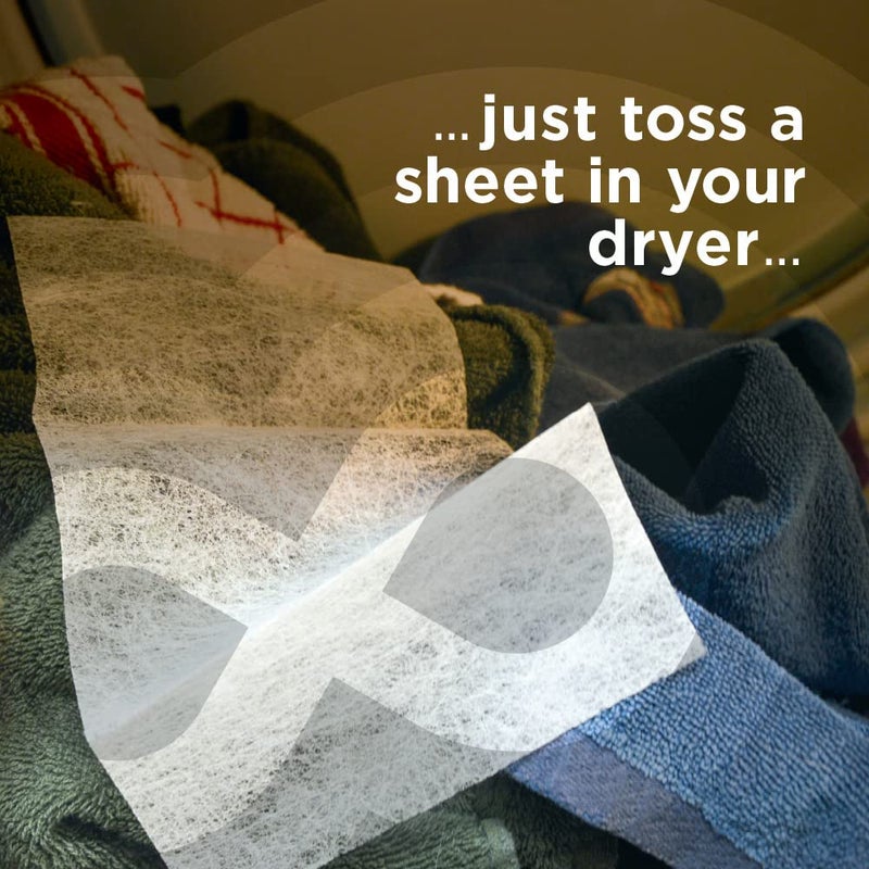 PULSE Non Stops Dryer Sheets - Fresh Scented Laundry Fabric Softener Sheets - Reduces Wrinkles - Controls Static - Softens Fabric (120 Count) - Image 3
