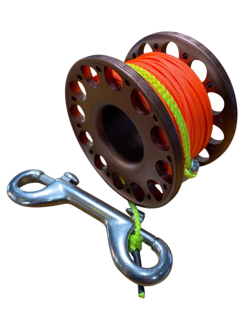 Aluminium Diving Reel Brown (Flat Line) - Image 1