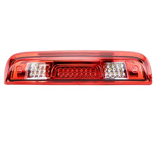 Tresound for 2014-2018 Chevrolet Silverado/GMC Sierra 1500 2500HD 3500HD 3rd Third Brake Light Cargo Light High Mount Lamp LED Stop Light (Red) - Image 5