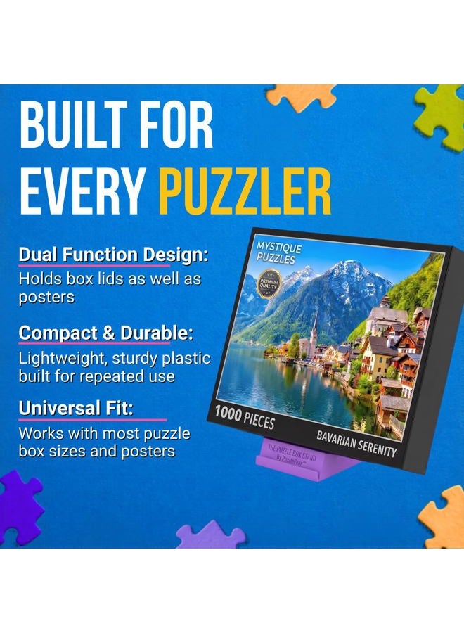 Puzzle Peak All-in-One Jigsaw Box Stand and Poster Holder Accessory for All rs - Purple - Image 4