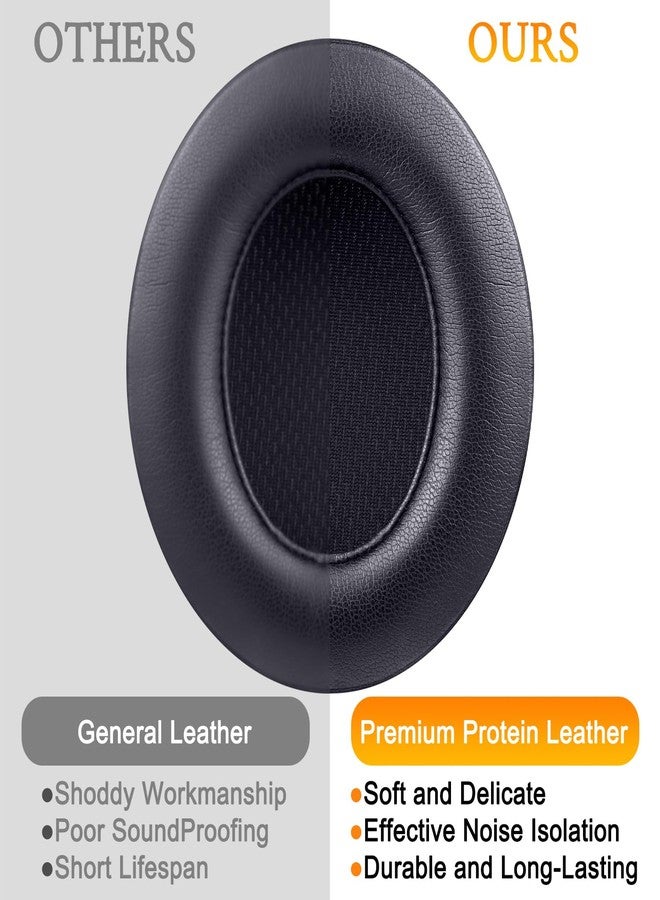 SoloWIT Replacement Ear Pads Cushions for Beats Studio 2 & Studio 3 Wired & Wireless Headphones, Earpads with Soft Protein Leather, Noise Isolation Memory Foam - Titanium - Image 5