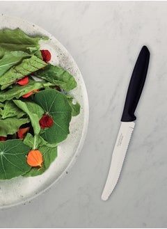 TRAMONTINA Since 1911,Made in Brazil- Plenus 6 Pieces Fruit Knife Set with Stainless Steel Blades and Black Polypropylene Handles  - Image 3