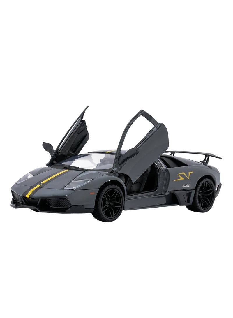 MOTORMAX Lamborghini Murcielago LP 670-4 SV Die-Cast Model Car 1:24 Scale | Officially Licensed Supercar Collectible | Opening Doors, Detailed Interior & Free-Wheeling Toy Car - Image 2