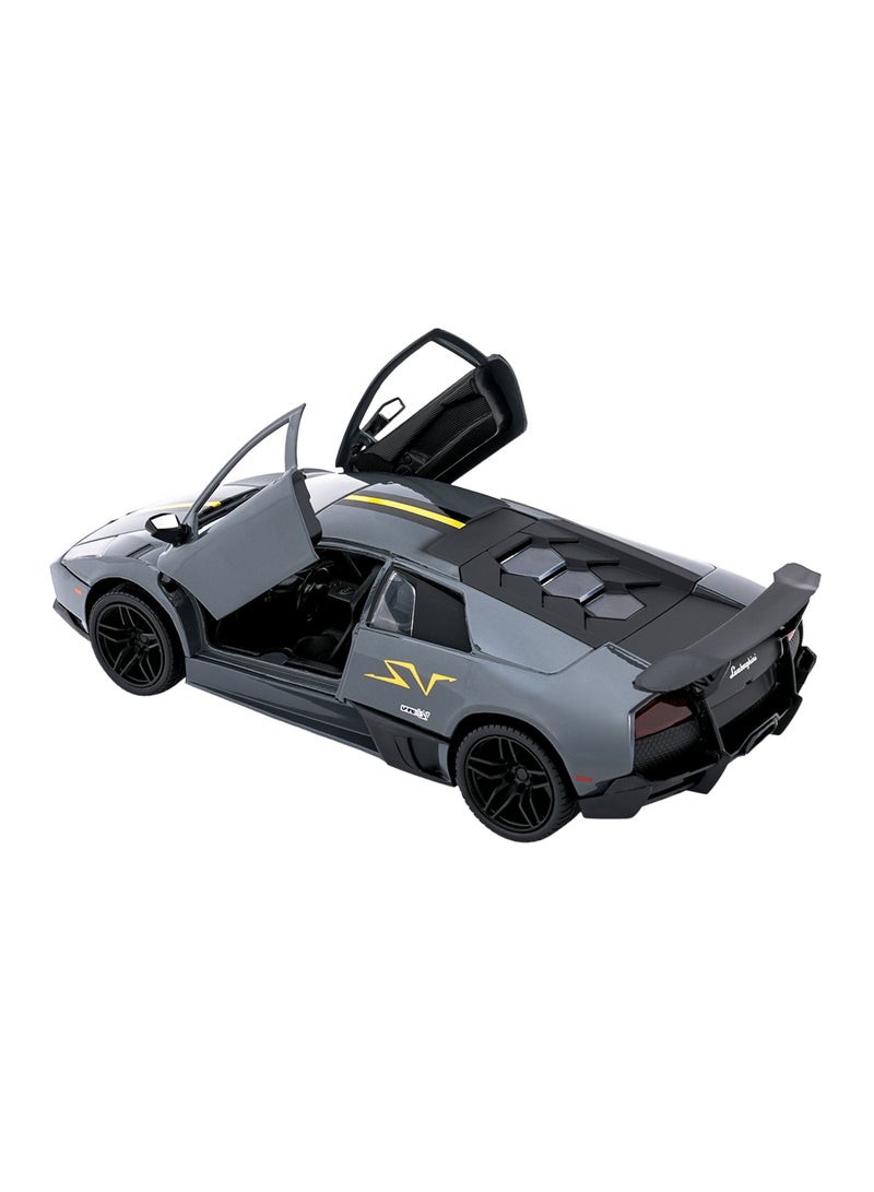 MOTORMAX Lamborghini Murcielago LP 670-4 SV Die-Cast Model Car 1:24 Scale | Officially Licensed Supercar Collectible | Opening Doors, Detailed Interior & Free-Wheeling Toy Car - Image 3