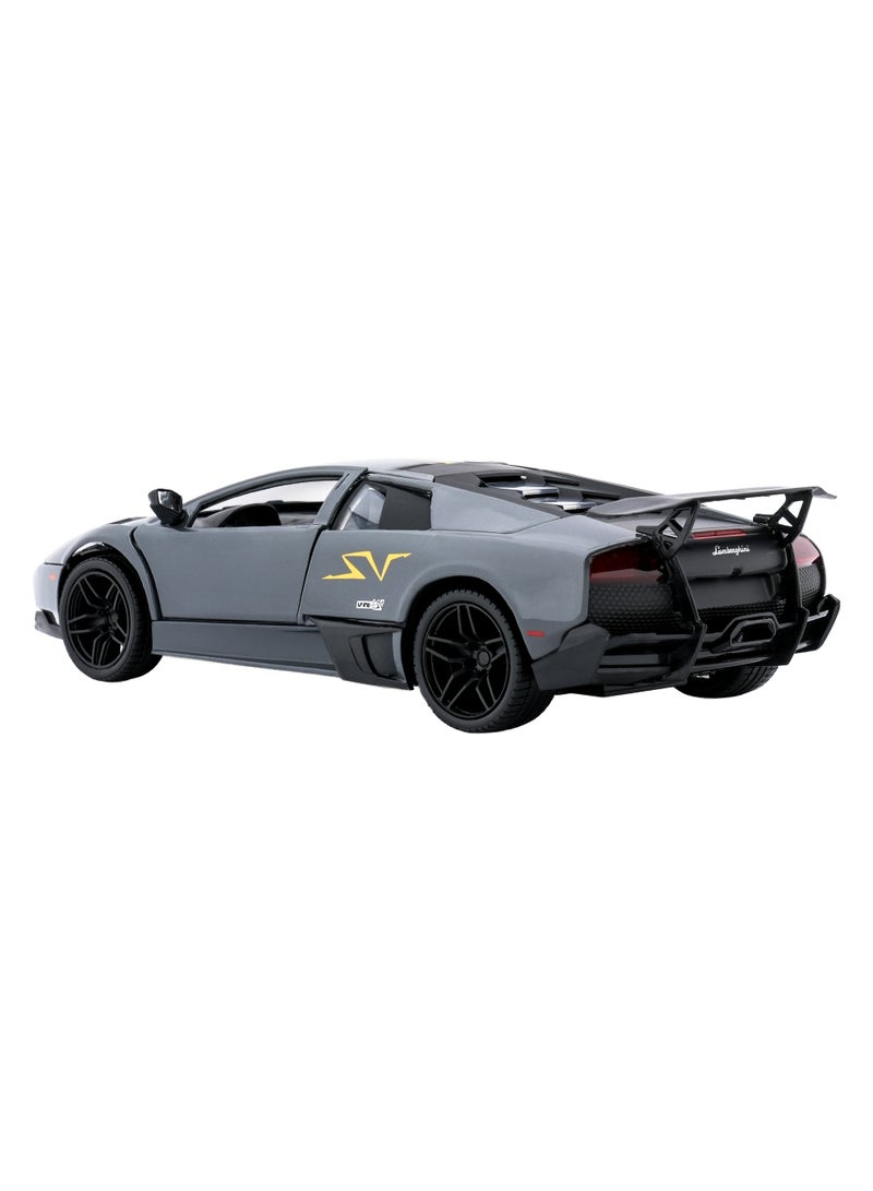 MOTORMAX Lamborghini Murcielago LP 670-4 SV Die-Cast Model Car 1:24 Scale | Officially Licensed Supercar Collectible | Opening Doors, Detailed Interior & Free-Wheeling Toy Car - Image 5