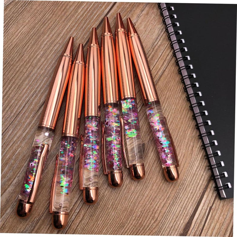 Rose Gold Metal Ballpoint Pen Fine Point For Office School Student - Image 5