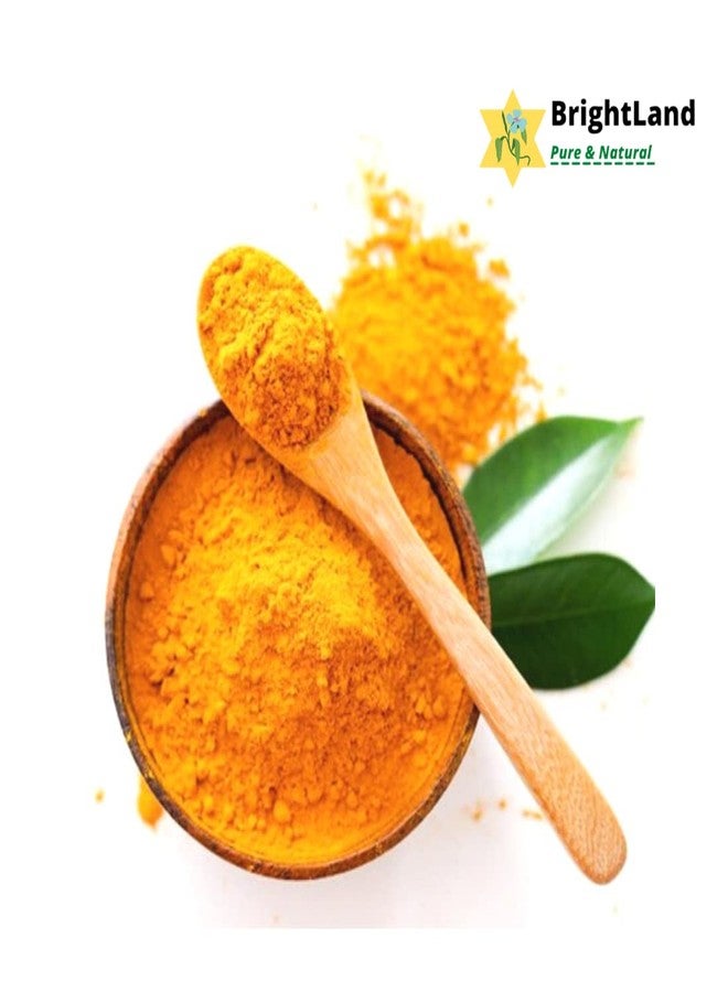 Brightland Natural Organic Wild Turmeric Powder Kasthuri Manjal Powder | Kasthuri Haldi Powder | Curcuma Aromatica | Jangli Amba Haldi For Skin&Face Whitening (100gm) - Image 4