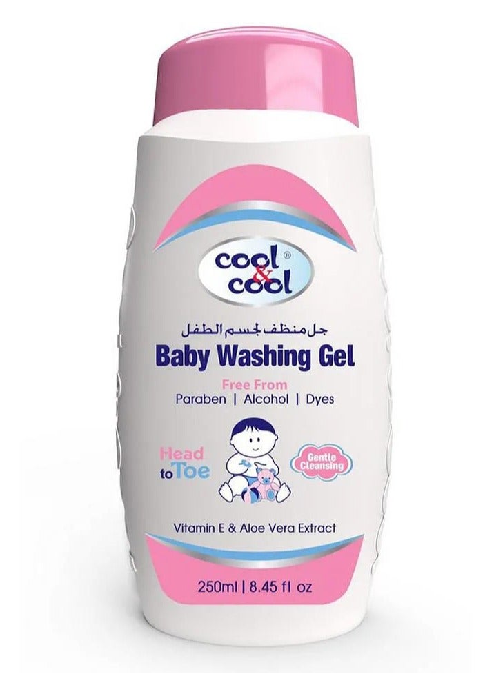 Cool & Cool Baby Washing Gel With Vitamin E Aloe Vera 250 ML - Image 1