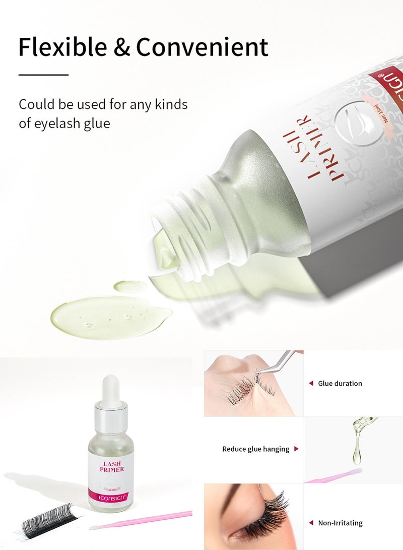 إيكونساين برايمر لاصق لتمديد الرموش بريميوم من آيكون ساين لوصلات الرموش الاحترافية - Image 3