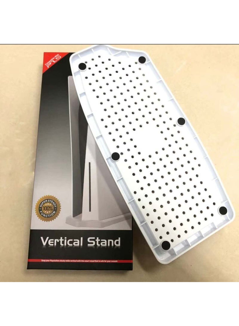 PS5 console stand P5 digital version optical drive version upright simple heat dissipation stand base stable bracket accessories - white - Image 4