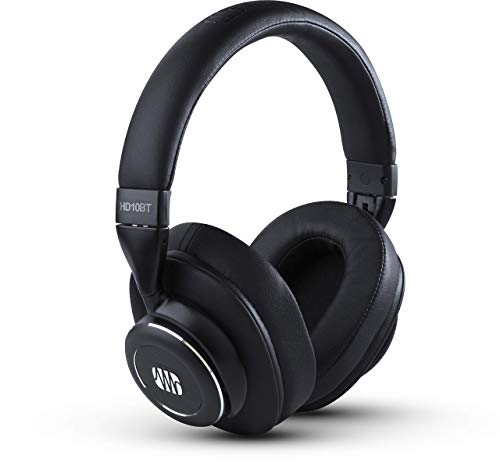 PreSonus Eris HD10BT Professional Headphones with Active Noise Canceling and Bluetooth ClosedBack OverEar Wireless ANC Studio Recording Headphones for Professional Mixing and Monitoring