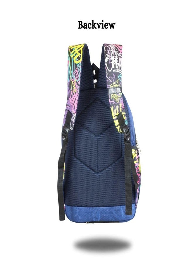 Ligo 15 Inch Back2School Bags for Boys & Girls | Suitable for 1st to 3rd Standard Kids (Blue) - Image 3