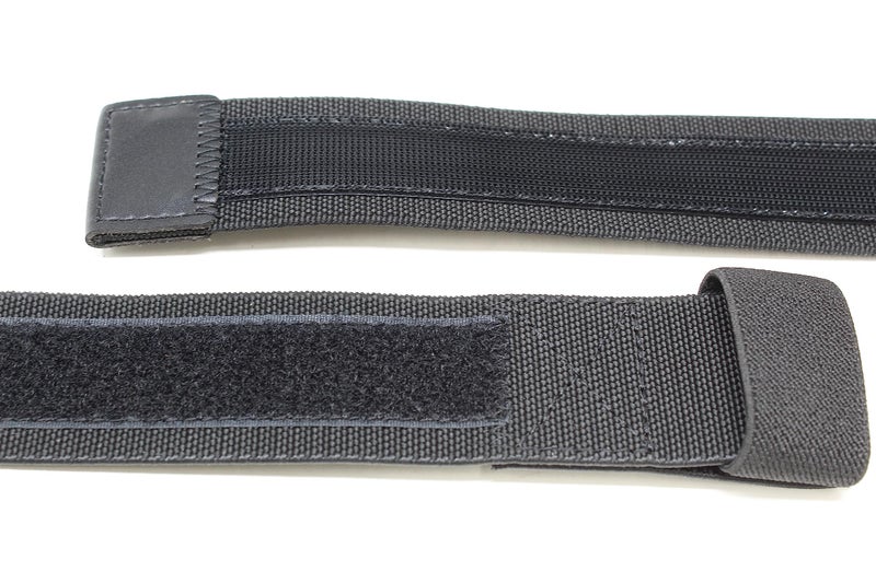 BC Belts Flexible Black Nylon Belt with Adjustable Hook and Loop Closure – No Buckle No Metal and TSA Approved (Black-L) - Image 5