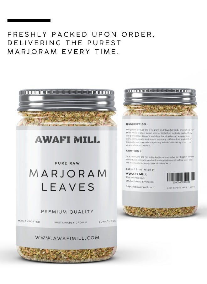 Awafi Mill - AWAFI MILL Marjoram | Dried Marjoram Leaves | Aromatic Herb for Cooking & Seasoning - Image 1