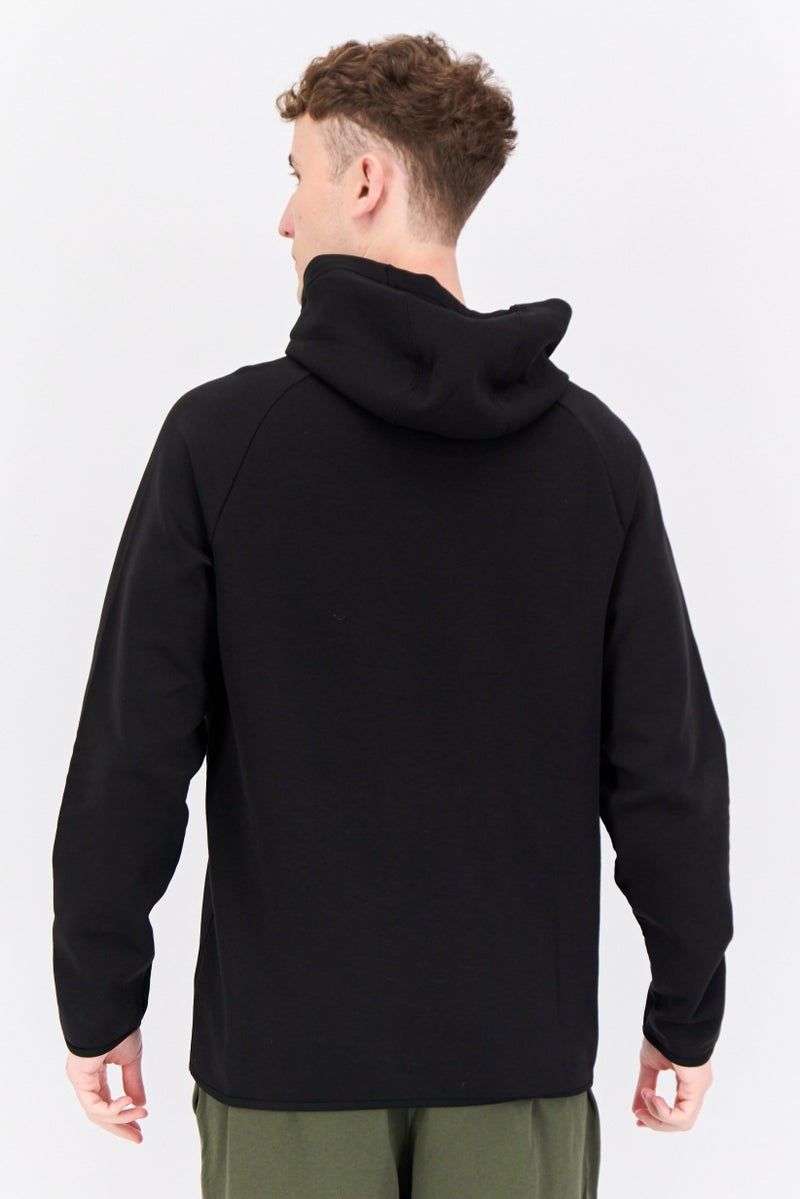 PUMA ملابس رياضية للرجال بأكمام طويلة، سويت شيرت للتدريب، أسود - Image 3