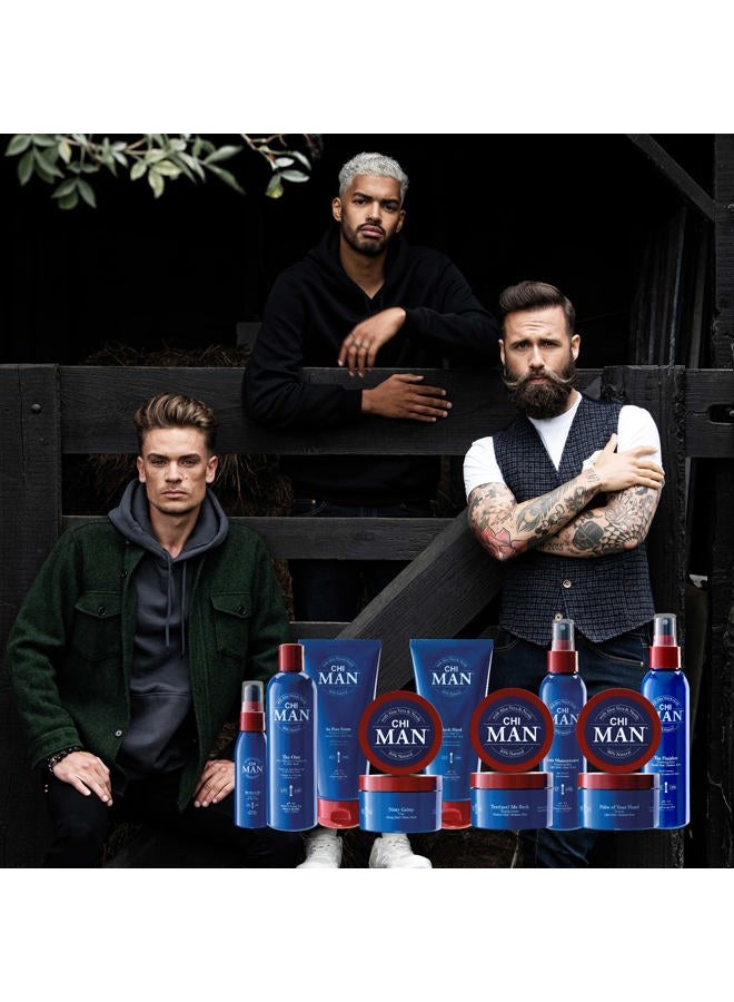 CHI Man Palm Of Your Hand Pomade, Styling Product With Light-Hold & Medium-Shine, Oud Fragrance, Cruelty & Paraben-Free, 3 Oz - Image 4