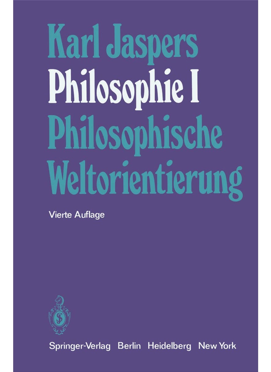 Philosophie: I Philosophische Weltorientierung 