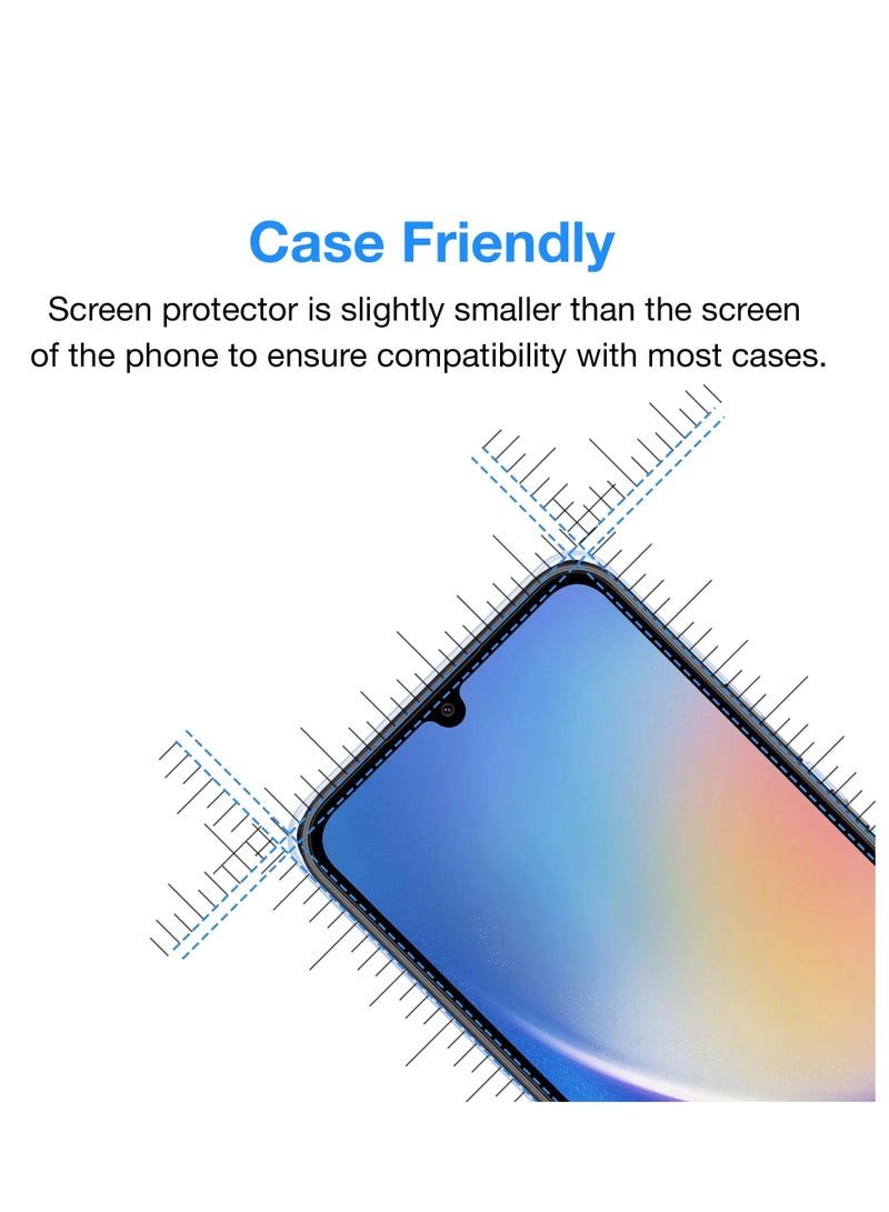 HEXABEX واقي شاشة زجاجي مقوى لهاتف Samsung A34 5G - Image 2