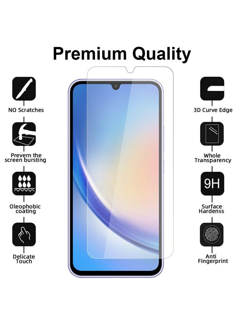 HEXABEX واقي شاشة زجاجي مقوى لهاتف Samsung A34 5G - Image 3