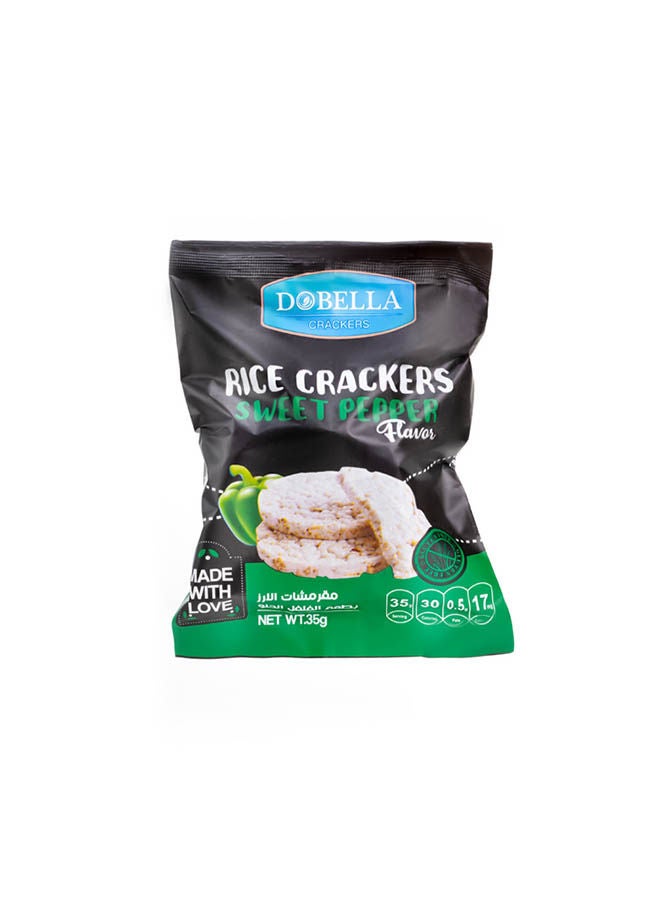 مقرمشات الارز بطعم بالفلفل الحلو 35 جرام