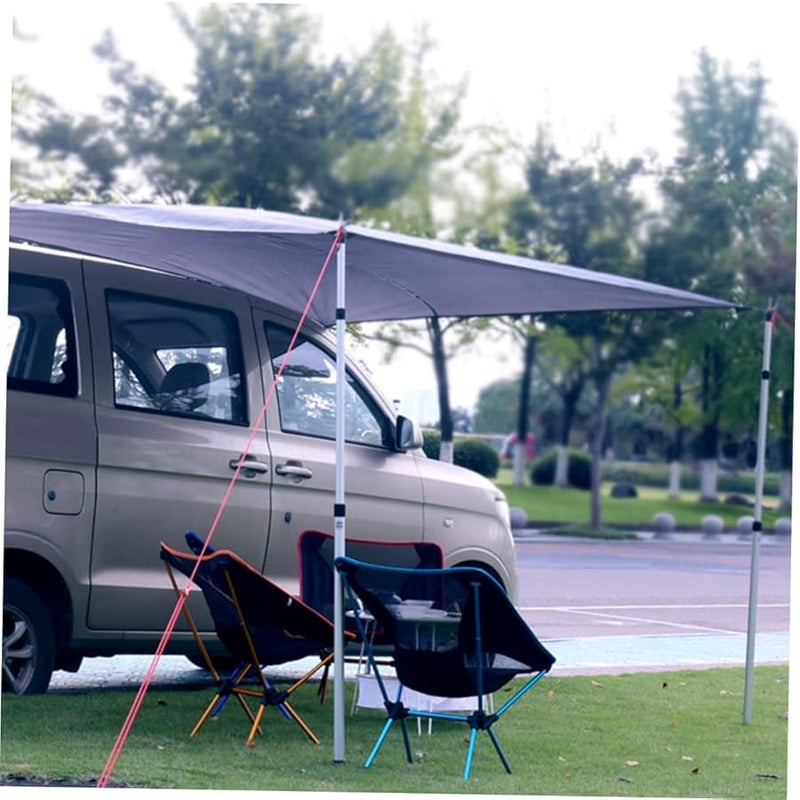 خيام التخييم بالسيارة خطاطيف كؤوس الشفط للنافذة المرآة الزجاج أسود 4 حزمة - Image 3