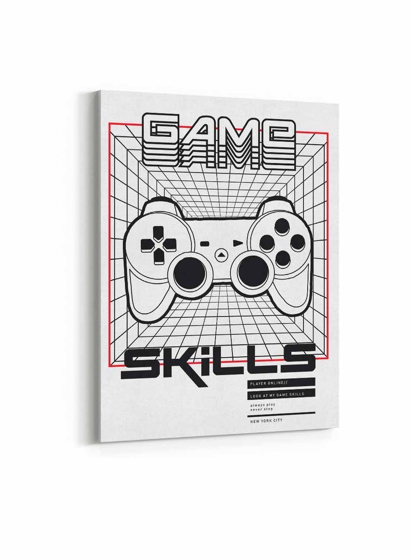 لوحة كانفاس على إطار خشبي للألعاب، تصميم مهارات اللعبة، للمنزل، غرفة المعيشة، المكتب، الديكور - Image 4