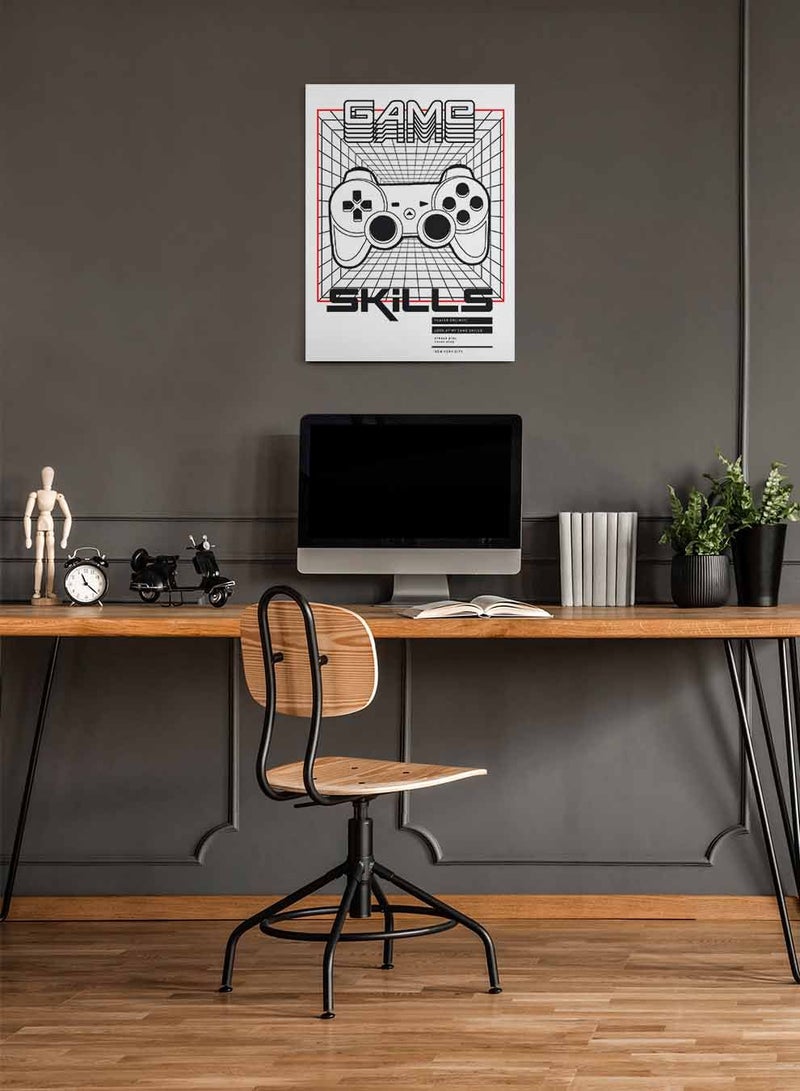 لوحة كانفاس على إطار خشبي للألعاب، تصميم مهارات اللعبة، للمنزل، غرفة المعيشة، المكتب، الديكور - Image 3