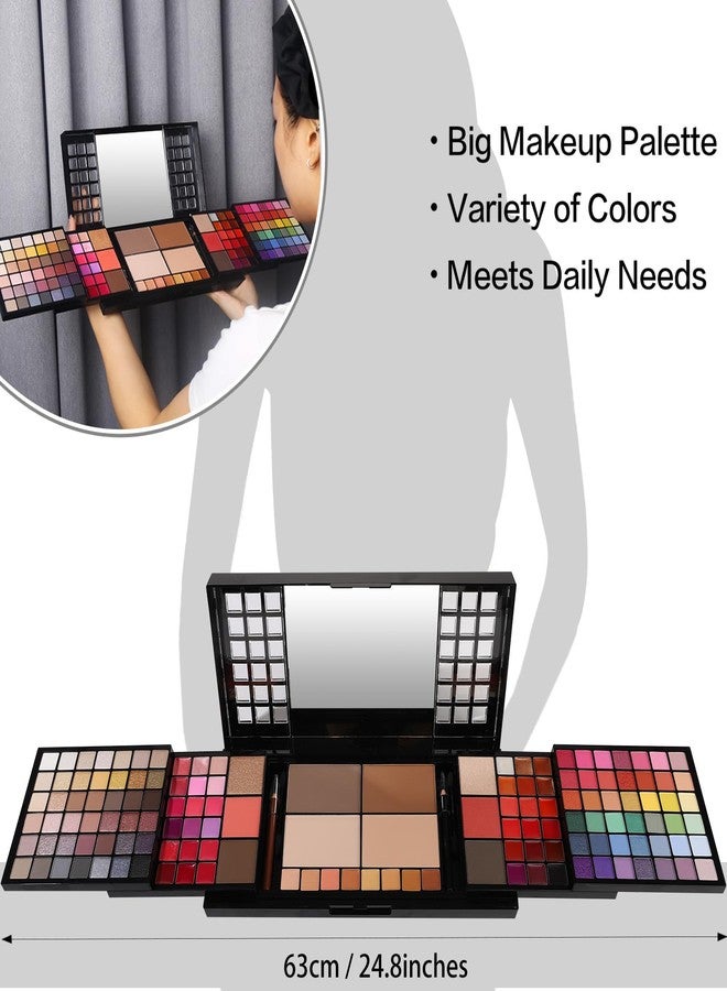 CHARMCODE All in One Makeup Kit, Makeup Kit for Women Full Kit, Make Up Christmas Gift Set for Teen Girls- Eyeshadow Palette,Lip Gloss,Concealer,Highlighter,Blush,Eyeliner,Brow Powder & Contour - Image 4