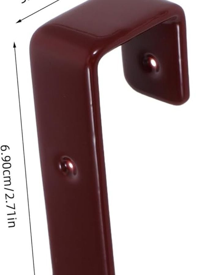 Heavy Duty Bunk Bed Ladder Hooks Wall Mount Straight Hardware Easy Installation 2pcs - Image 3