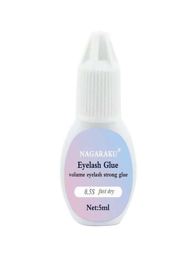 NAGARAKU Eyelash Extension Glue Makeup 5ml No Simulation Low Smell Fast Drying Magnetic Eyelashes Glue (Fast Drying Glue) - Image 1