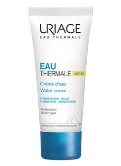 Uriage Eau Thermale SPF 20 Light Water Cream, Sunscreen Moisturiser 40ml