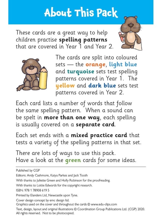 New Spelling Home Learning Flashcards For Ages 5-7 - Image 3