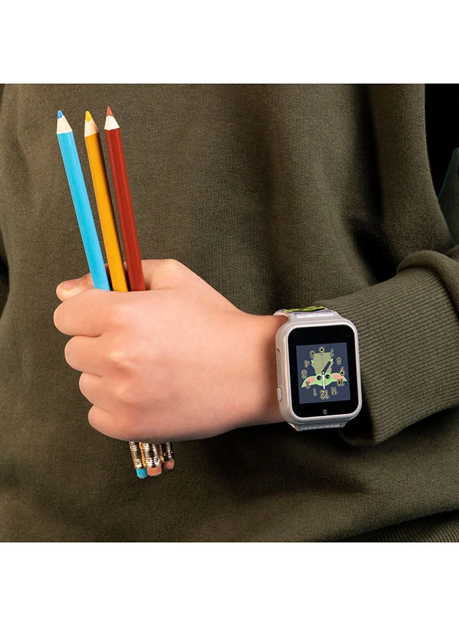 STAR WARS Star Wars Boys Smart Watch Grey Printed Silicone Strap, MNL4023