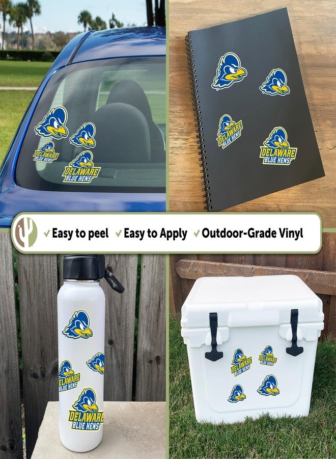 Desert Cactus University of Delaware Sticker Fightin Blue Hens UD Sticker Vinyl Decals Laptop Water Bottle Car Scrapbook 12x9 Sheet T1 (Type 1-1) - Image 2
